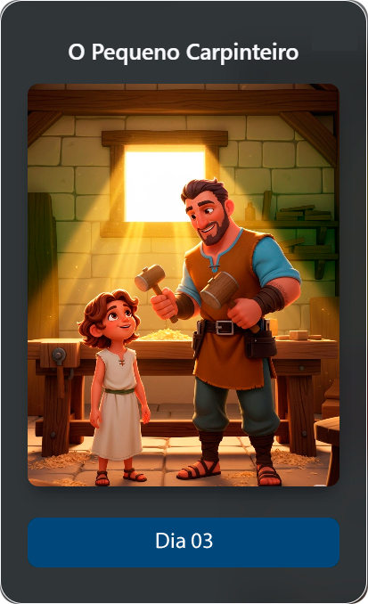 Livro O Pequeno Carpinteiro